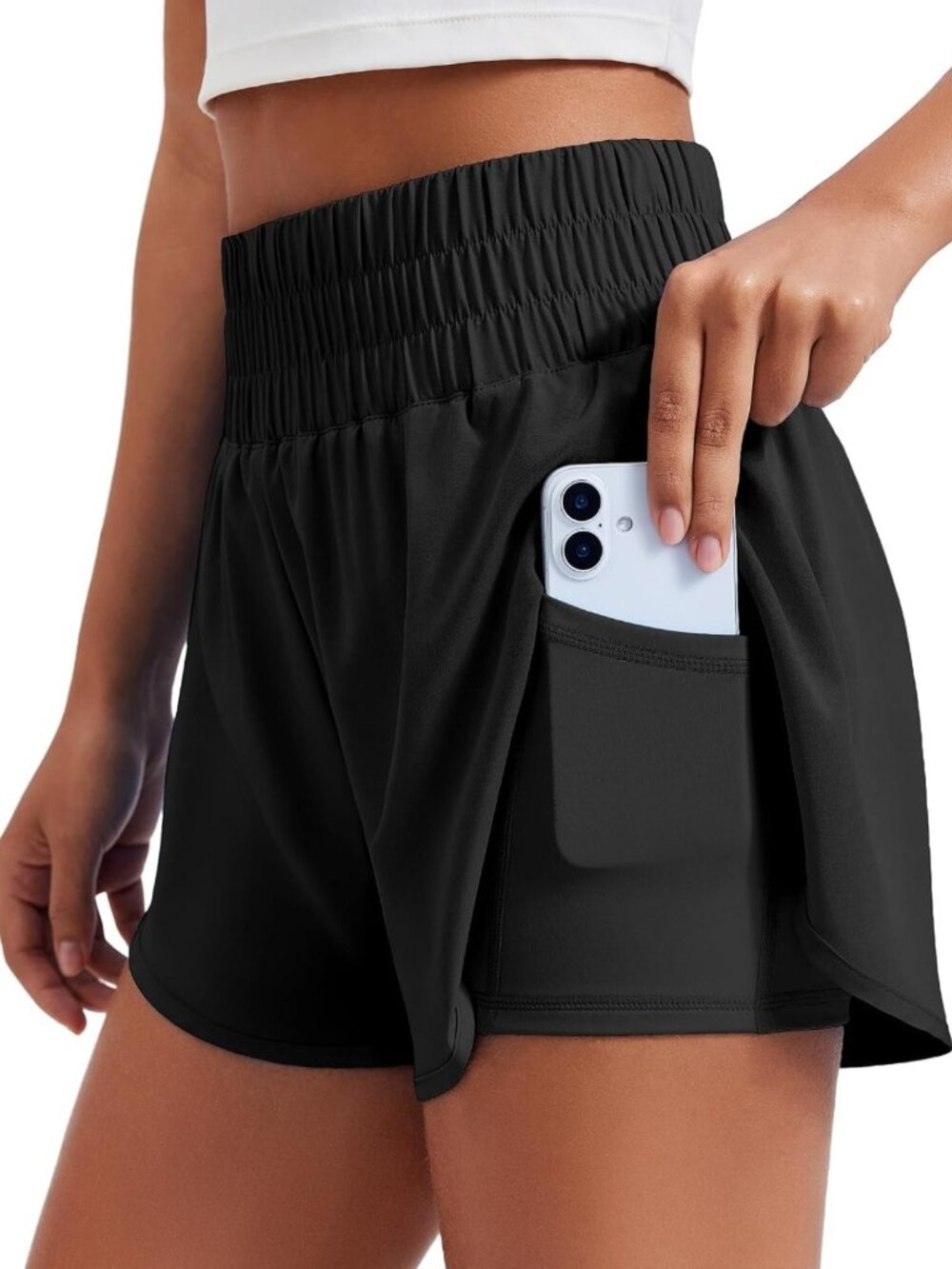 High-Split 2-in-1 Running Shorts for Women | Athletic 3" Liner | Activewear